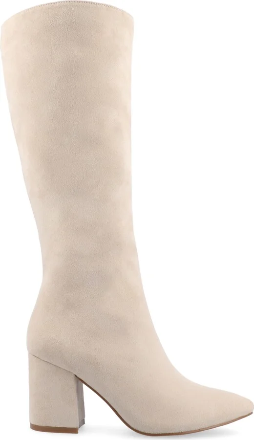 Journee Collection Women's Ameylia Wide Width Block Heel Knee High Boots - Image 7