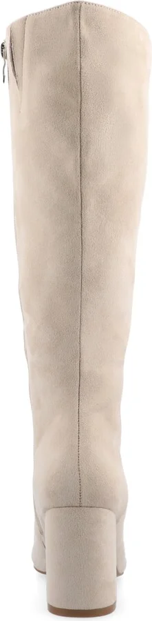 Journee Collection Women's Ameylia Wide Width Block Heel Knee High Boots - Image 8