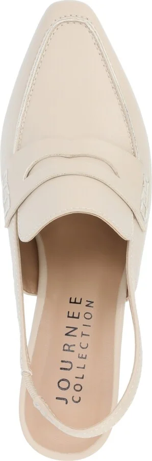 Journee Collection Women's Amory Tailored Kitten Heel Slingback Pumps - Image 8