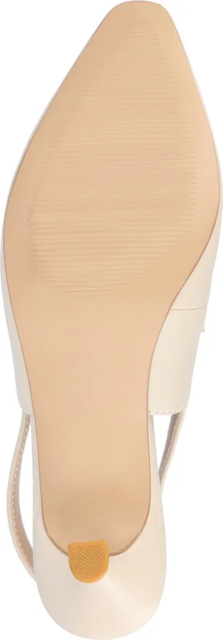 Journee Collection Women's Amory Tailored Kitten Heel Slingback Pumps - Image 9