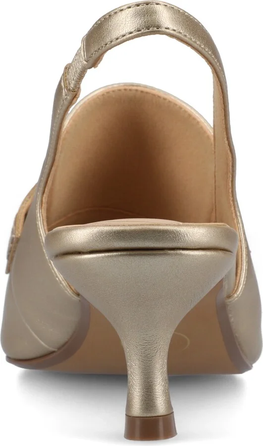 Journee Collection Women's Amory Tailored Kitten Heel Slingback Pumps - Image 11
