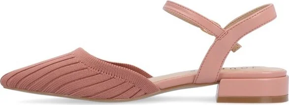 Journee Collection Women's Ansley Mary Jane Pointed Toe Flats Blue - Image 3