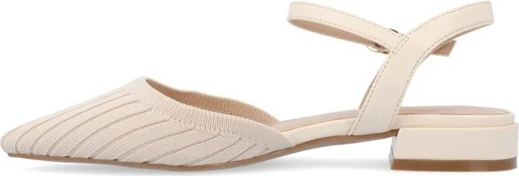 Journee Collection Women's Ansley Mary Jane Pointed Toe Flats Blue - Image 5