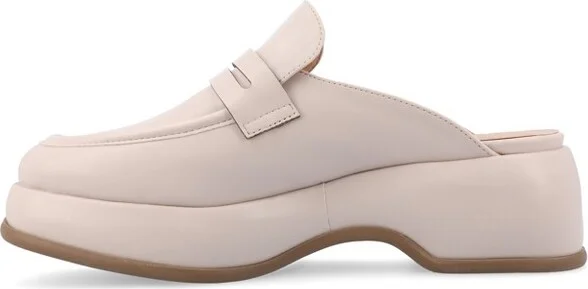 Journee Collection Women's Antonina Flats Bone - Image 2