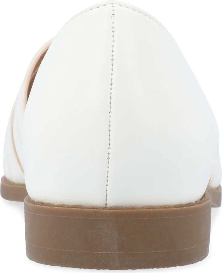 Journee Collection Women's Anyah Caged Two-Piece Flats - Image 3