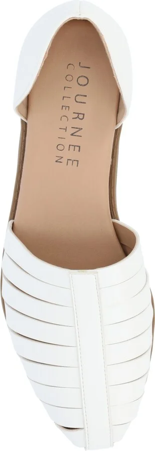 Journee Collection Women's Anyah Caged Two-Piece Flats - Image 4