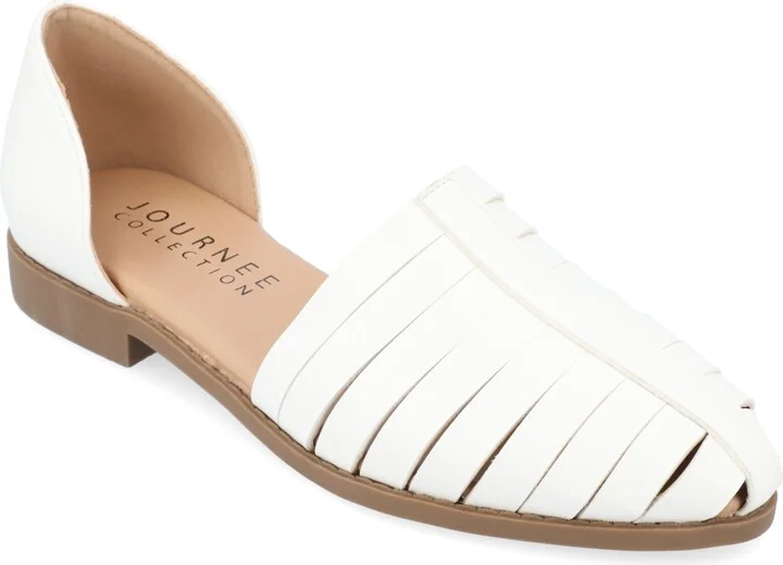 Journee Collection Women's Anyah Caged Two-Piece Flats