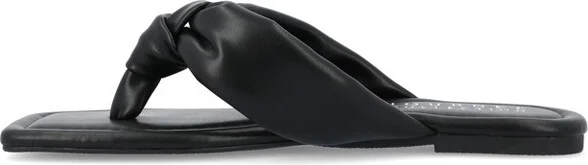 Journee Collection Women's Ares Light Puff Flip Flop Sandals Pink - Image 4