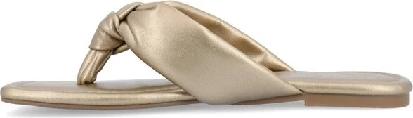 Journee Collection Women's Ares Light Puff Flip Flop Sandals Pink - Image 5