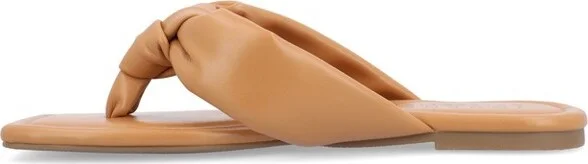 Journee Collection Women's Ares Light Puff Flip Flop Sandals Pink - Image 6