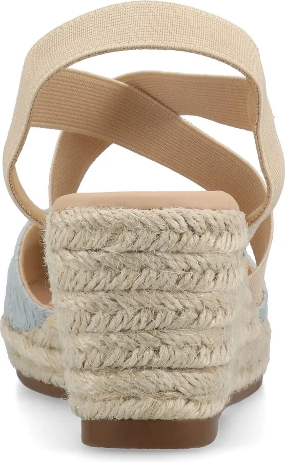Journee Collection Women's Ashlee Espadrille Platform Wedge Sandals - Image 3
