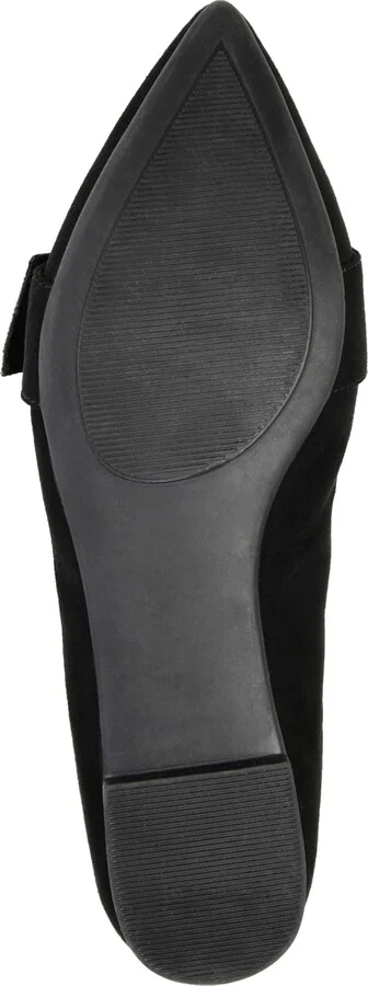 Journee Collection Women's Audrey Buckle Pointed Toe Ballet Flats - Image 5