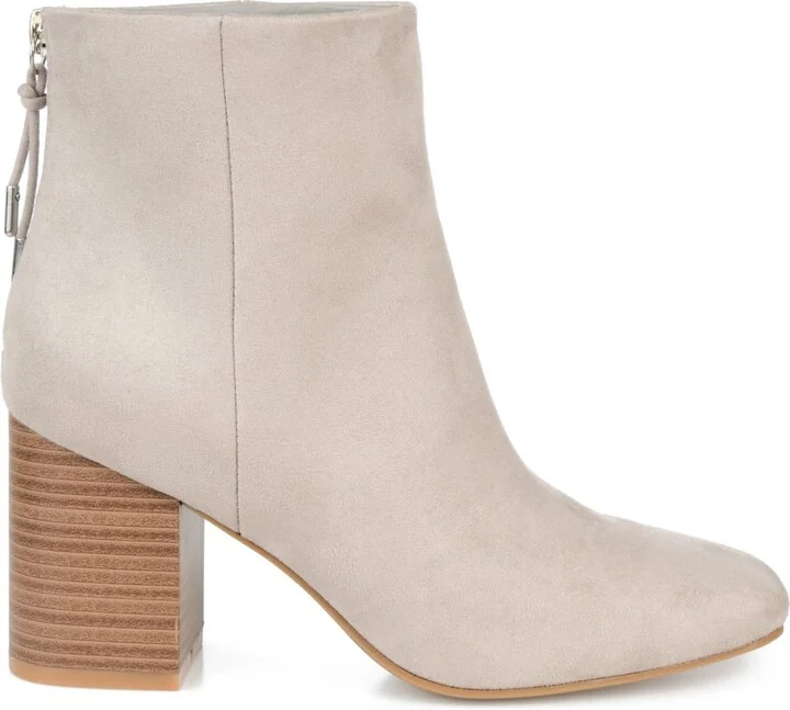 Journee Collection Women's Audrina Stacked Heel Dress Booties - Image 2