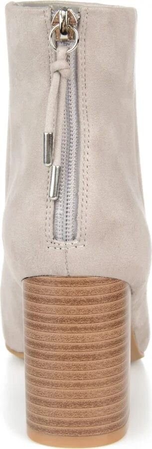 Journee Collection Women's Audrina Stacked Heel Dress Booties - Image 3