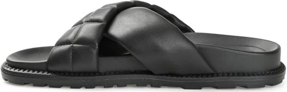 Journee Collection Women's Aveena Slide Flat Sandals Bone - Image 5
