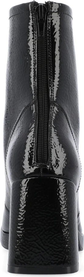 Journee Collection Women's Aylani Tru Comfort Foam Crinkle Patent Faux Leather Platform Boots - Image 3
