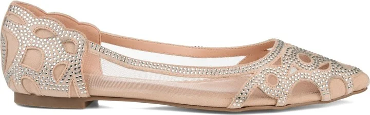 Journee Collection Women's Batavia Embellished Flats - Image 2