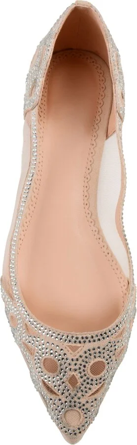 Journee Collection Women's Batavia Embellished Flats - Image 4