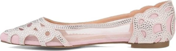 Journee Collection Women's Batavia Slip On Pointed Toe Ballet Flats White - Image 4
