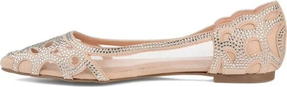 Journee Collection Women's Batavia Slip On Pointed Toe Ballet Flats White - Image 5