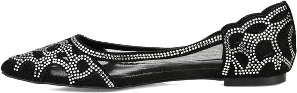 Journee Collection Women's Batavia Slip On Pointed Toe Ballet Flats White - Image 7