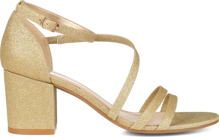 Journee Collection Women's Bella Strappy Block Heel Dress Sandals - Image 2