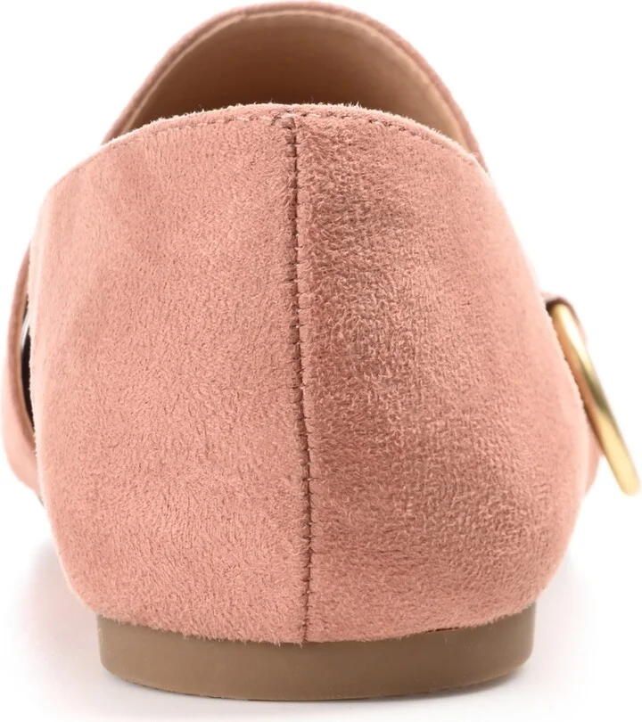 Journee Collection Women's Benntly Square Toe Slip On Loafers - Image 3