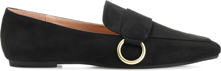 Journee Collection Women's Benntly Square Toe Slip On Loafers - Image 7