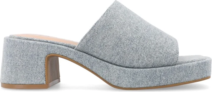 Journee Collection Women's Bessa Slip On Platform Sandals - Image 2