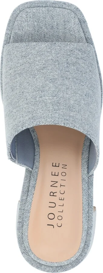 Journee Collection Women's Bessa Slip On Platform Sandals - Image 4