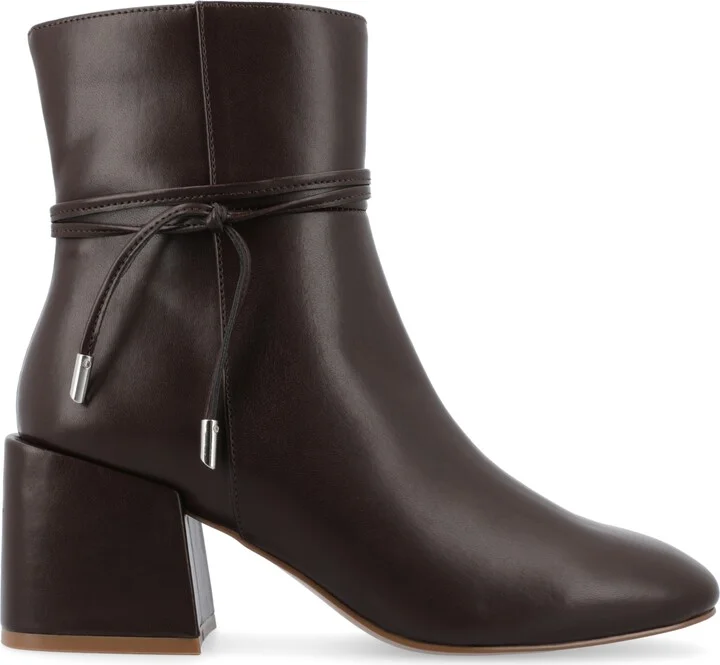 Journee Collection Women's Beverley Block Heel Booties - Image 11