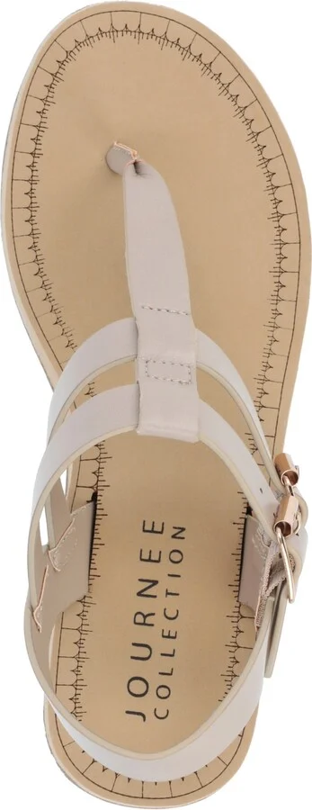 Journee Collection Women's Bianca Double Buckle Platform Wedge Sandals - Image 9