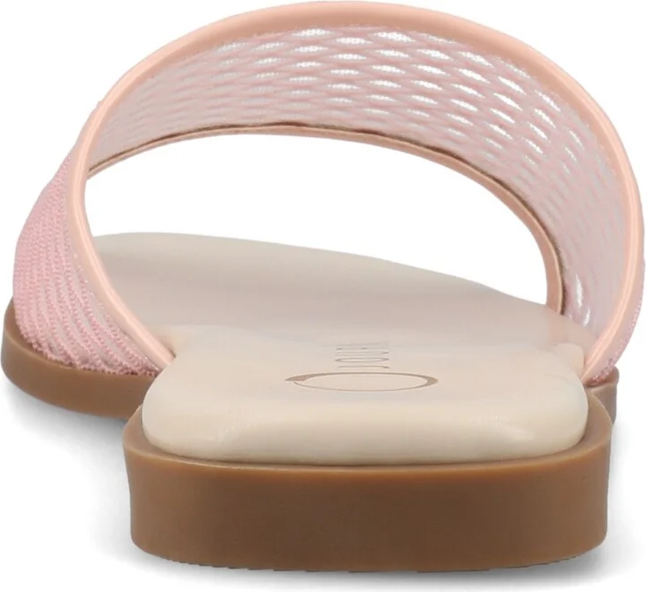 Journee Collection Women's Breckley Mesh Slide Flat Sandals - Image 3