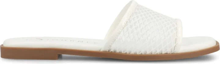 Journee Collection Women's Breckley Mesh Slide Flat Sandals - Image 7