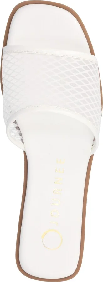 Journee Collection Women's Breckley Mesh Slide Flat Sandals - Image 9