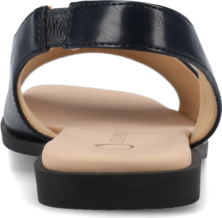 Journee Collection Women's Brinsley Slingback D'Orsay Flat Sandals - Image 8