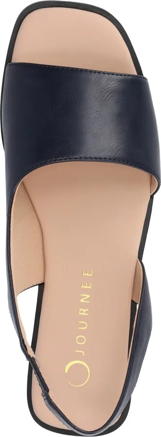 Journee Collection Women's Brinsley Slingback D'Orsay Flat Sandals - Image 9