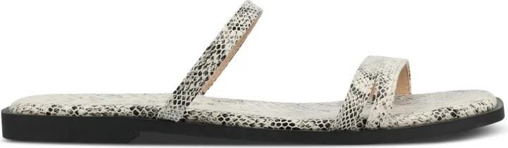 Journee Collection Women's Brisa Multi Strap Slip On Flat Sandals - Image 4