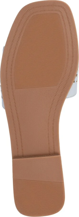 Journee Collection Women's Brodie Perforated Slide Flat Sandals - Image 5