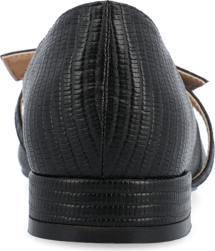 Journee Collection Women's Cait Bow Mary Jane Pointed Toe Flats - Image 3