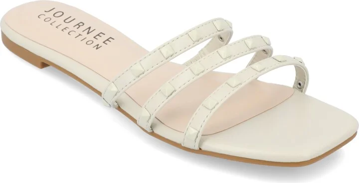 Journee Collection Women's Camarie Studded Sandals