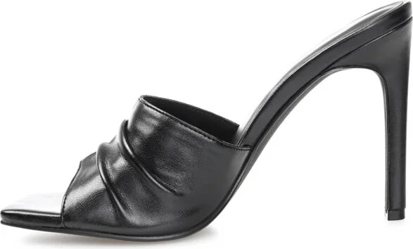 Journee Collection Women's Camber Open Toe High Stiletto Pumps Green - Image 5