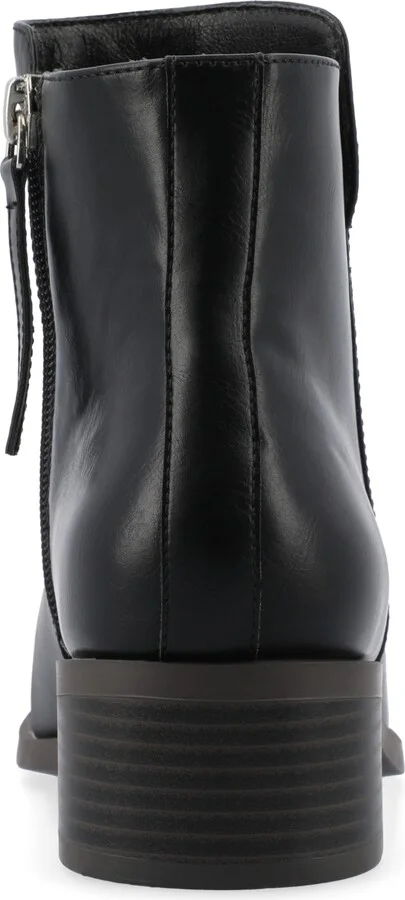 Journee Collection Women's Cappri Block Heel Square Toe Ankle Booties - Image 3