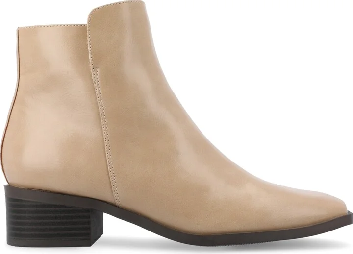 Journee Collection Women's Cappri Block Heel Square Toe Ankle Booties - Image 10
