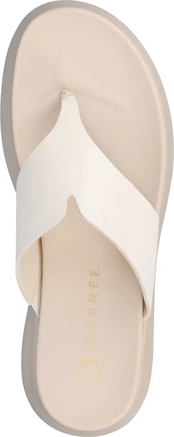 Journee Collection Women's Carah Thong Platform Wedge Sandals - Image 9