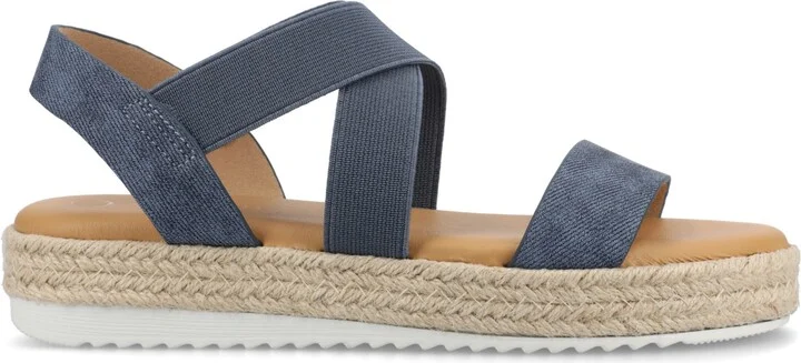 Journee Collection Women's Caroline Strappy Espadrille Sandals - Image 2