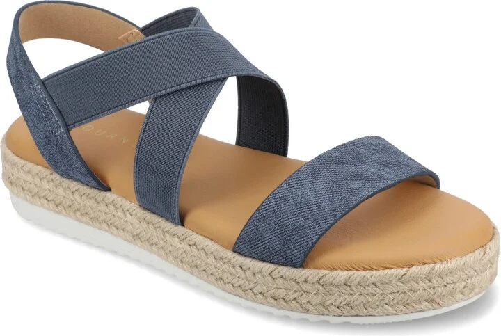 Journee Collection Women's Caroline Strappy Espadrille Sandals