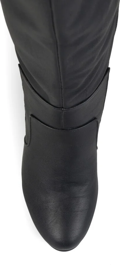 Journee Collection Women's Carver Block Heel Knee High Boots - Image 3