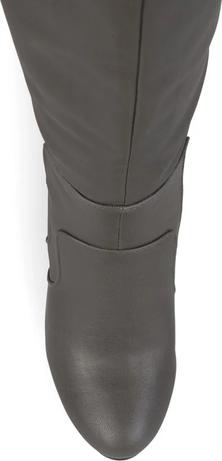 Journee Collection Women's Carver Block Heel Knee High Boots - Image 7