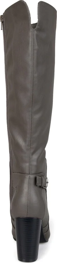 Journee Collection Women's Carver Block Heel Knee High Boots - Image 8